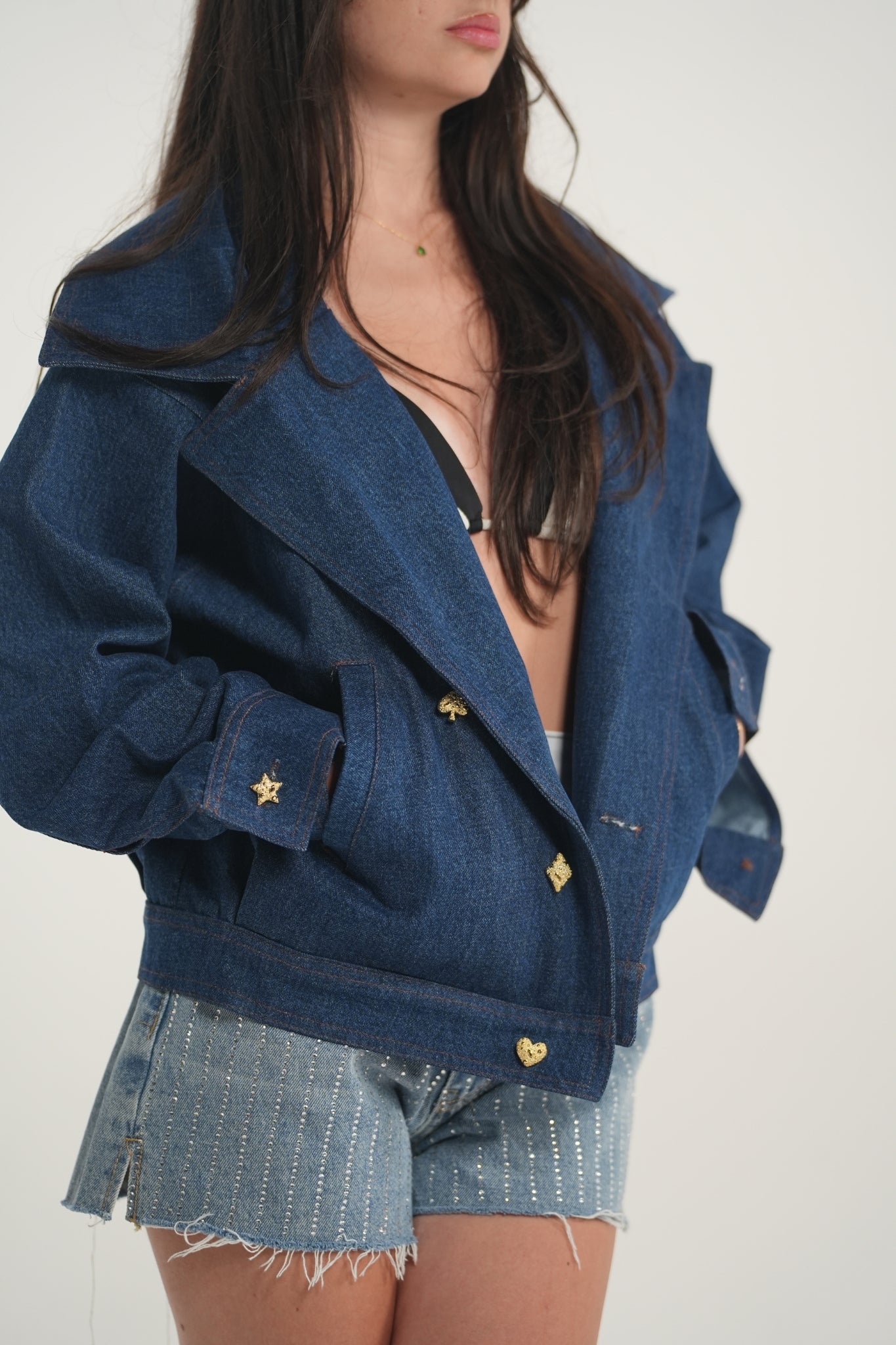 "Ce Que J'aime" Denim Jacket