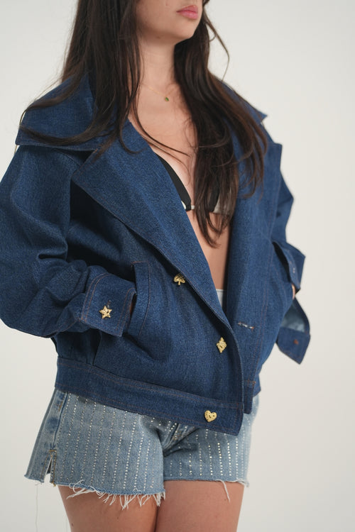 "Ce Que J'aime" Denim Jacket
